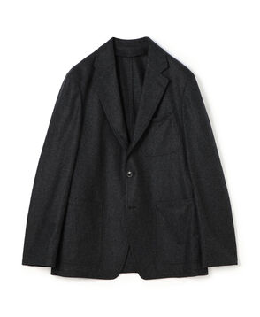 ウーレンフランネル シングルブレステッド3Bジャケット Vitale Barberis Canonico
