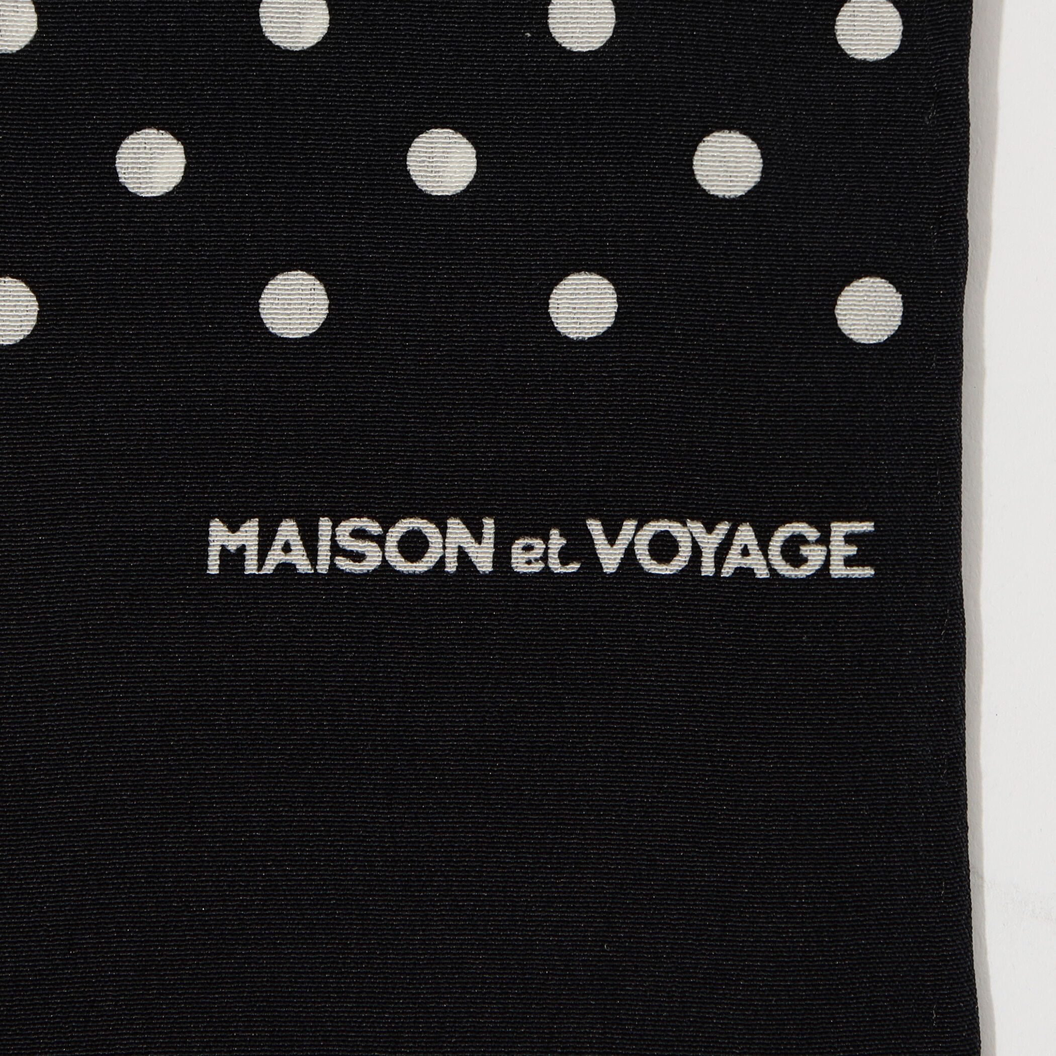 MAISON et VOYAGE シルク 4mmドット ストール｜トゥモローランド 公式