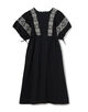 Cotton embroidery voluminous sleeve Dresses