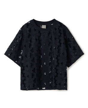 BAUM UND PFERDGARTEN　レースクルーネックシャツ