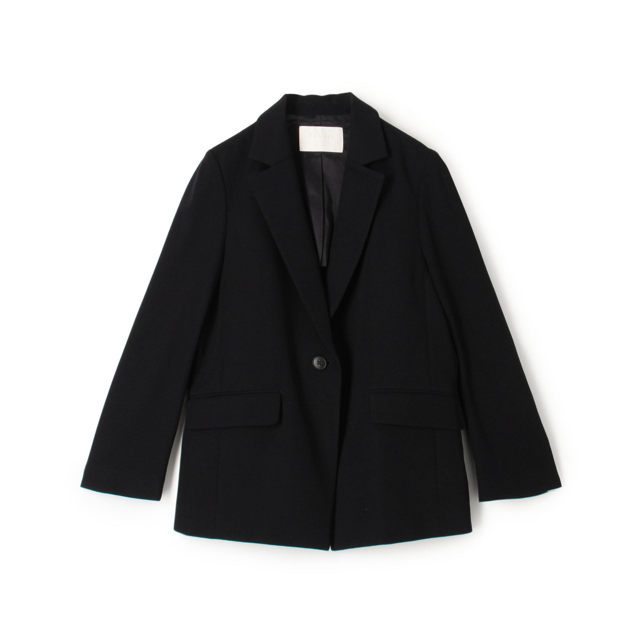 ★美品★トゥモローランド Ballseyジャケット リネンレーヨンストレッチ ノーカラージャケット