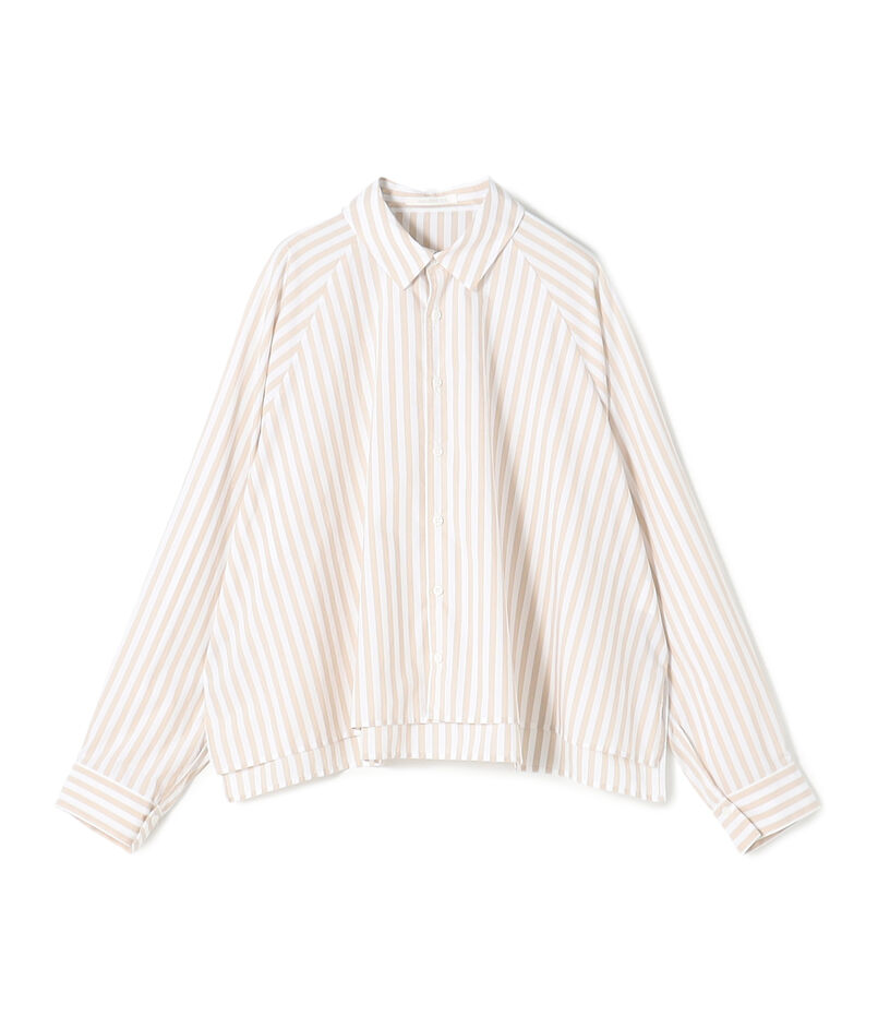 コットンタイプライター ラグランスリーブシャツ