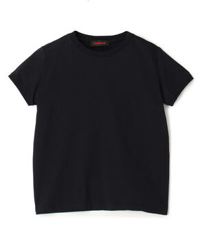 コットン リブコンビクルーネックプルオーバー