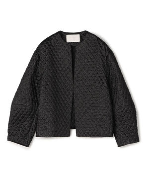 ラメマトラッセ バックペプラムジャケット