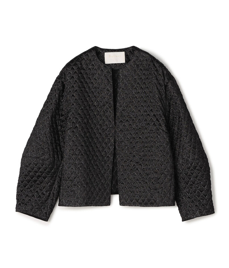 ラメマトラッセ バックペプラムジャケット