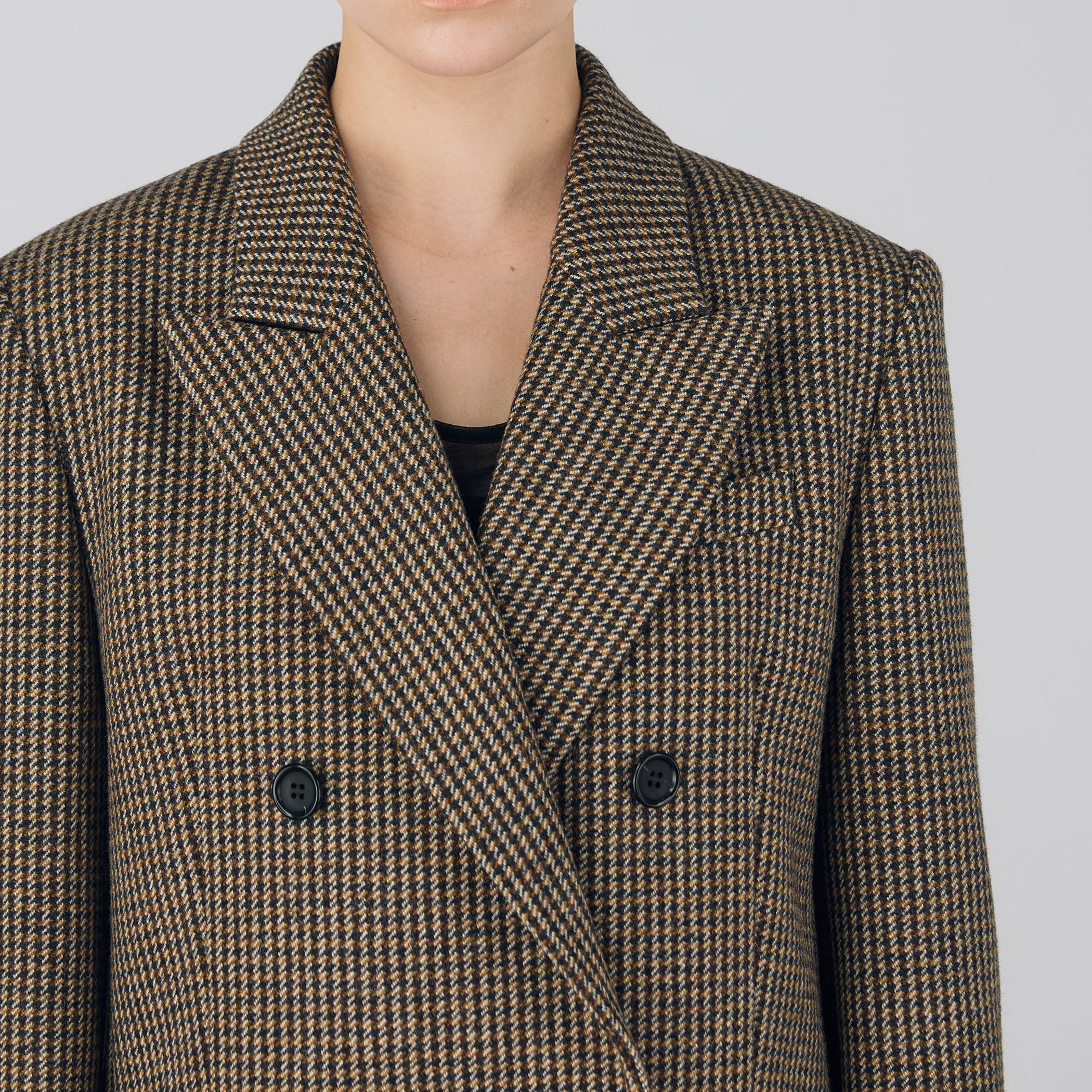 トゥモローランド Harris Tweed ブラウン テーラードジャケット