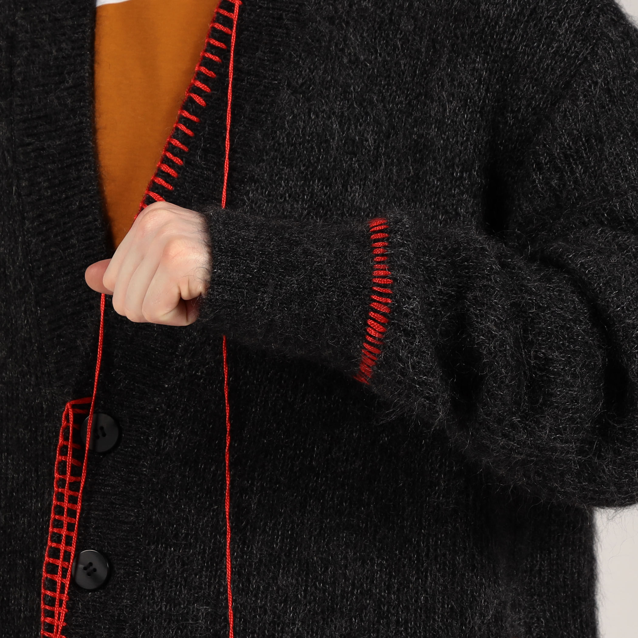OUAT Mohair Office Cardigan 3(L) □OUAT MOHAIR OFFICE CARDIGAN 