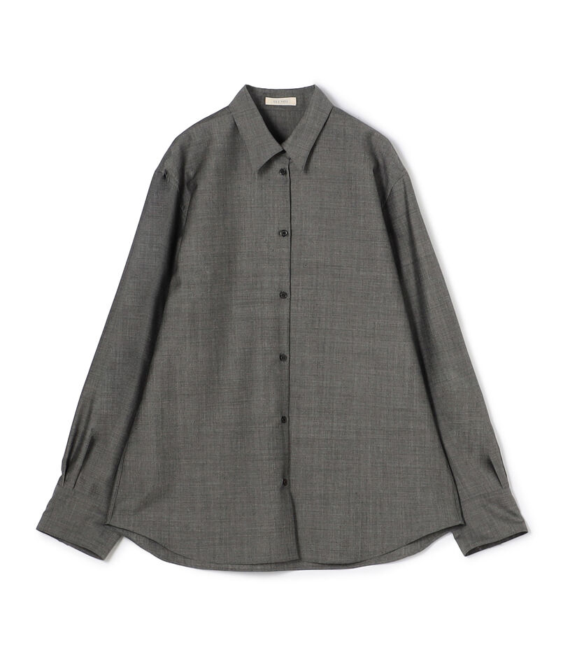 ウーステッドウールモヘヤ ドレスシャツ
