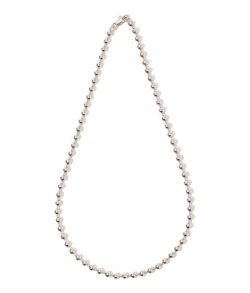 LAURA LOMBARDI SILVER BALL CHAIN ネックレス