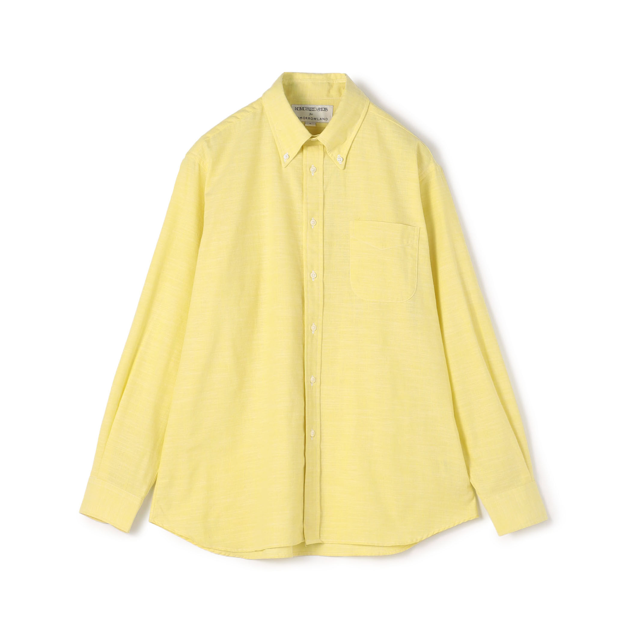 L'ESSAGE 別注 Individualized shirts シャツ 別注】INDIVIDUALIZED SHIRTS コットン ボタンダウンシャツ