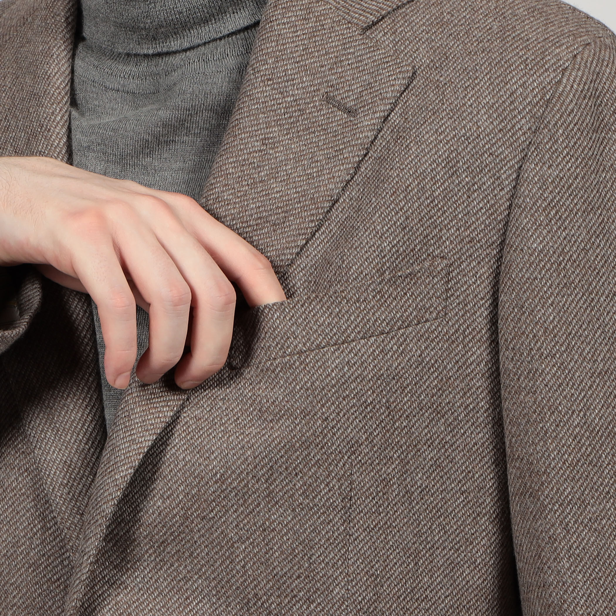 ウールカシミヤ シングルブレステッド 2Bジャケット ZEGNA