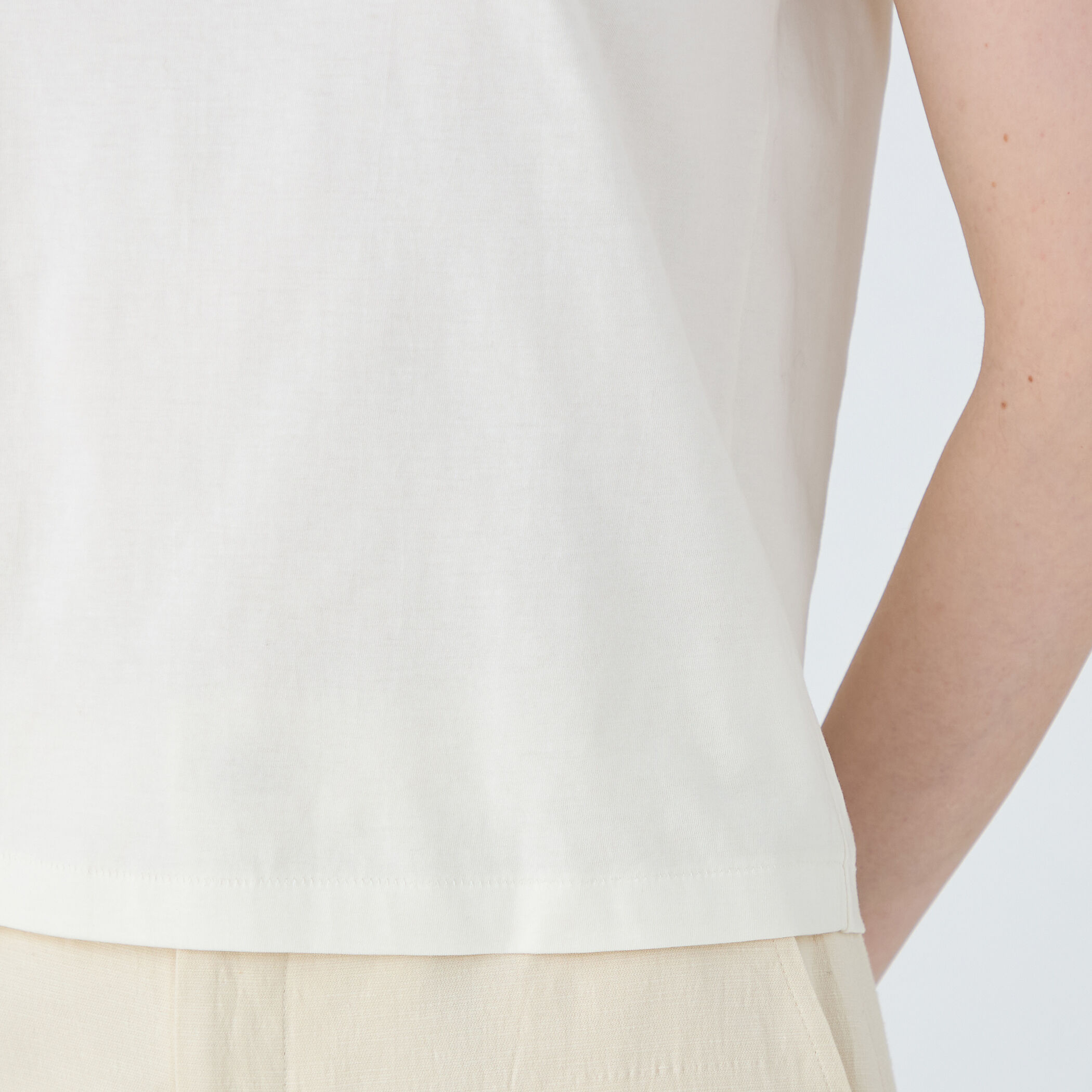 MISSONI コットンジャージー Tシャツ ニットトリム MISSONI コットンジャージー Tシャツ ニットトリム | THE OUTNET