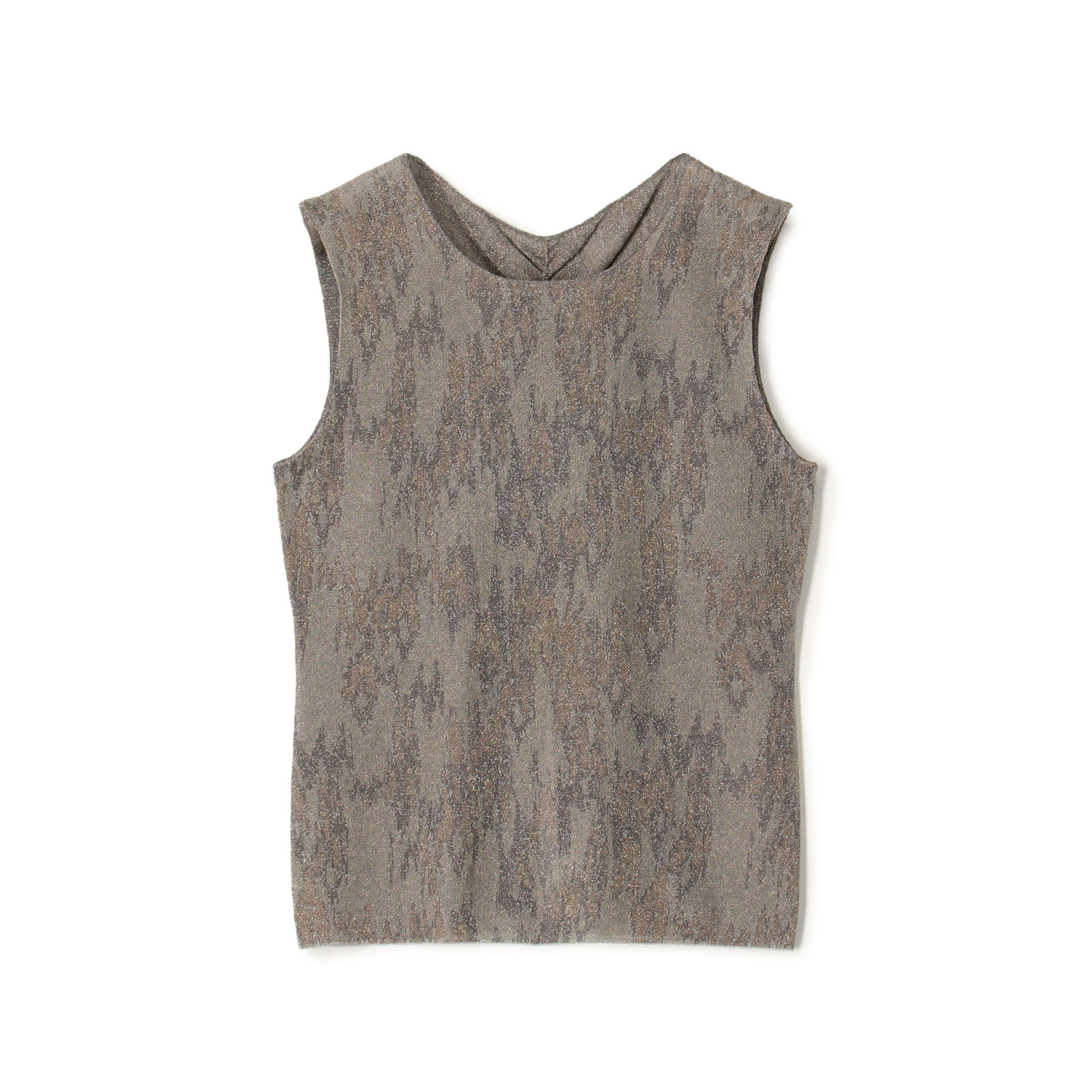 ソフトラメジャカード ノースリーブプルオーバー｜トゥモローランド