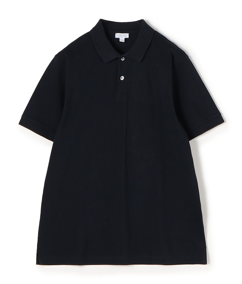 SUNSPELコットン ピケポロシャツ