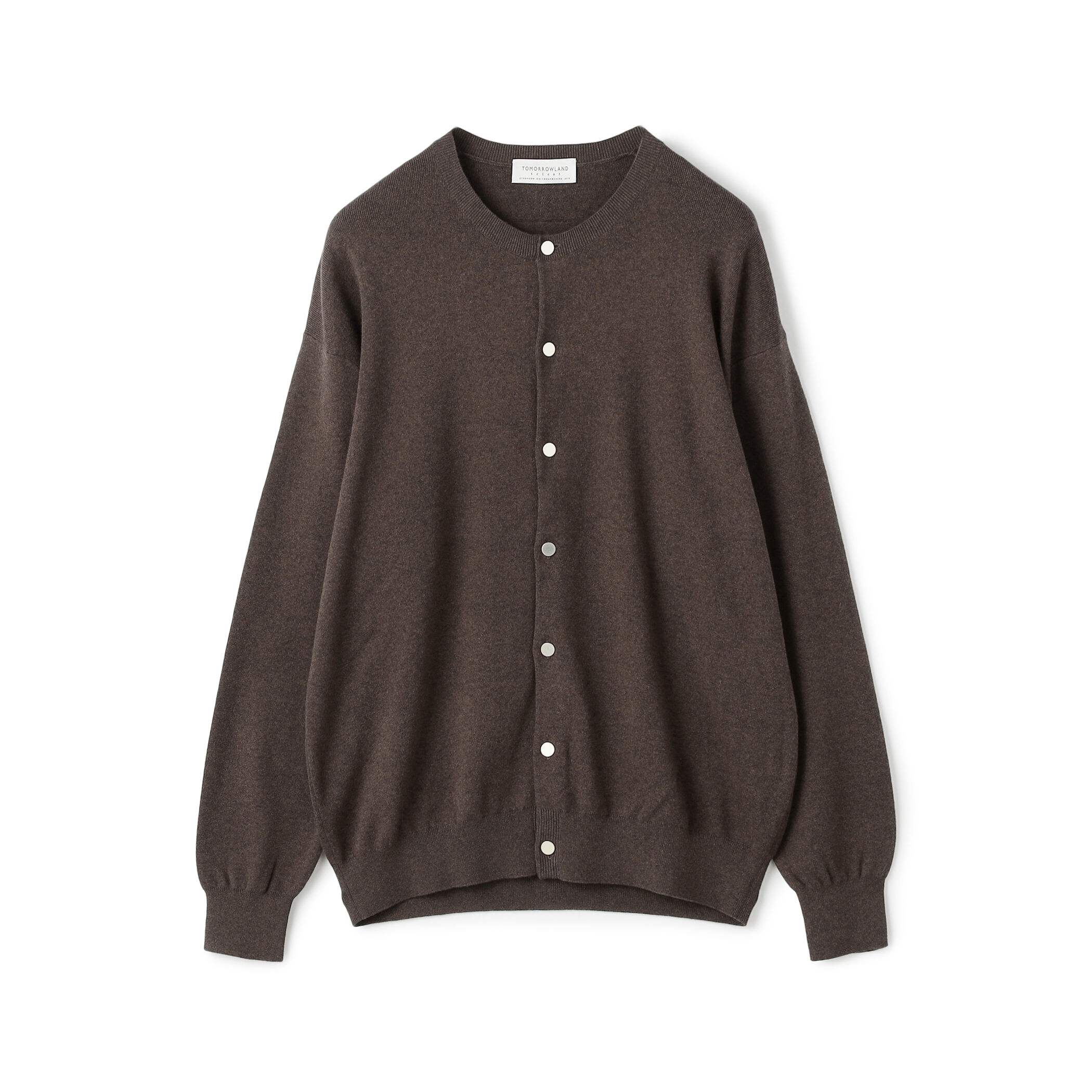 TOMORROWLAND tricot コットンカシミヤ クルーネックカーディガン｜トゥモローランド 公式通販