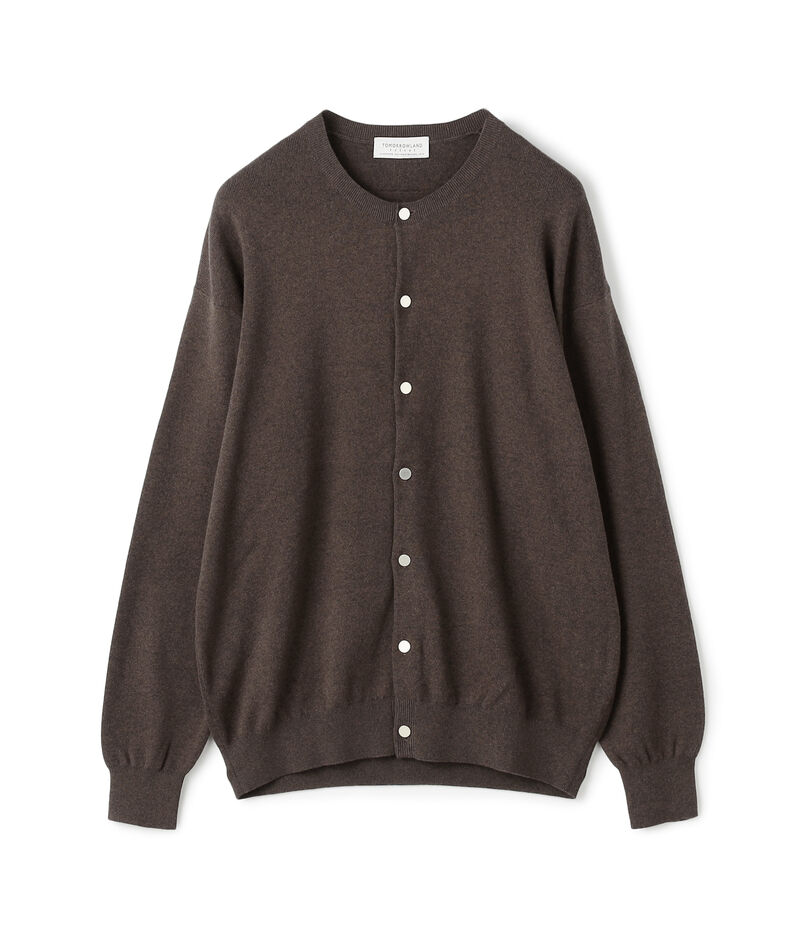 TOMORROWLAND tricot コットンカシミヤ クルーネックカーディガン