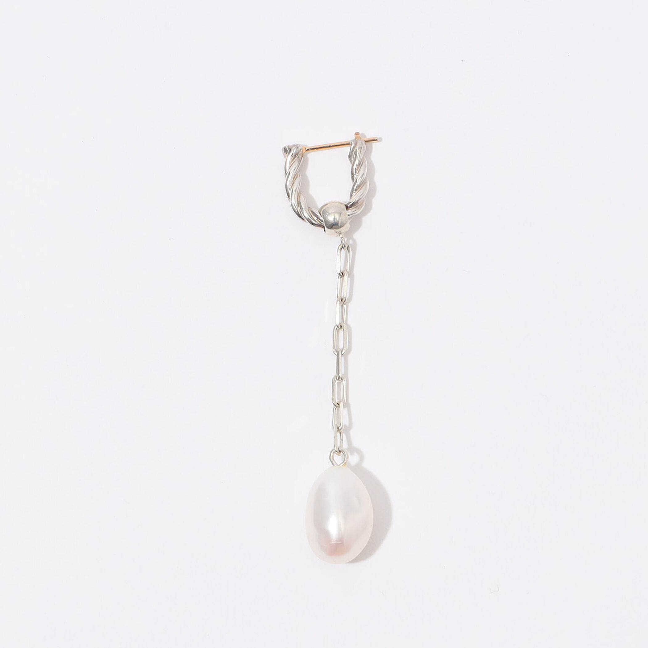 完売品 PLOW プラウ pearl chain charm wreathピアス 完売品 PLOW プラウ pearl chain charm wreathピアス - メルカリ
