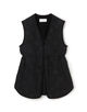 Mame Kurogouchi Raised Jacquard Frog Button Vest ジャカードベスト