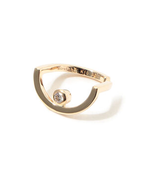 Hirotaka TREEHOPPER ベゼル ダイヤモンド 片耳イヤーカフ S