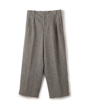 ウールナイロンポリウレタン 2WAYストレッチ 2プリーツパンツ