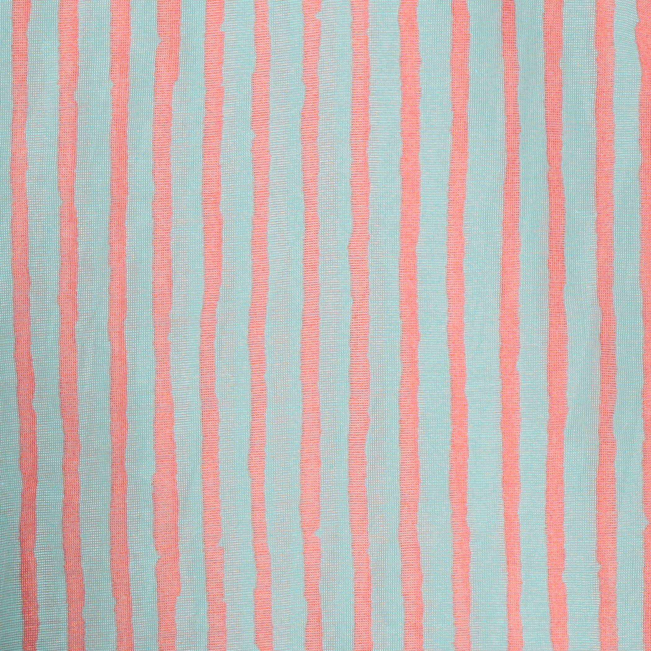 コットンポリエステルプリント バタフライスリーブブラウス