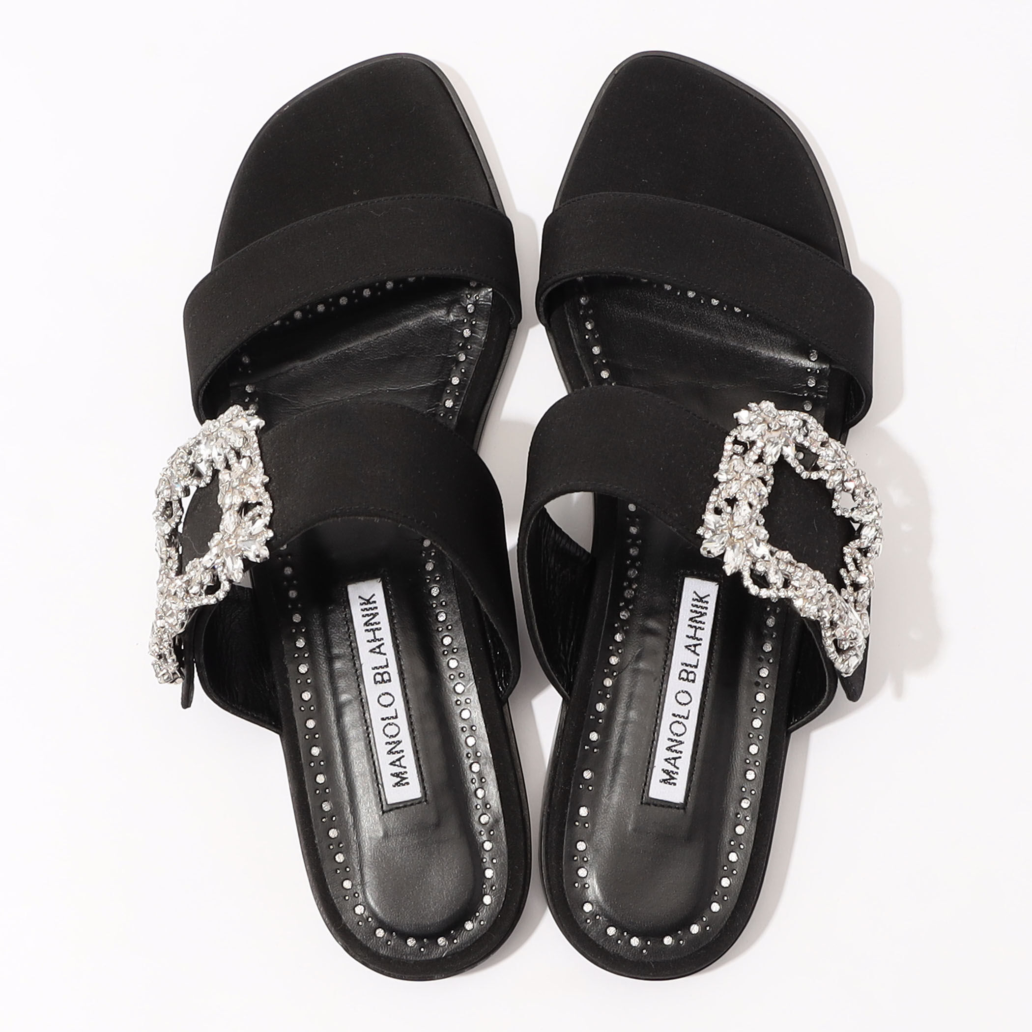MANOLO BLAHNIK フラットサンダル　37 MANOLO BLAHNIK TITUBAFLAT_JEWEL フラットサンダル｜トゥモローランド