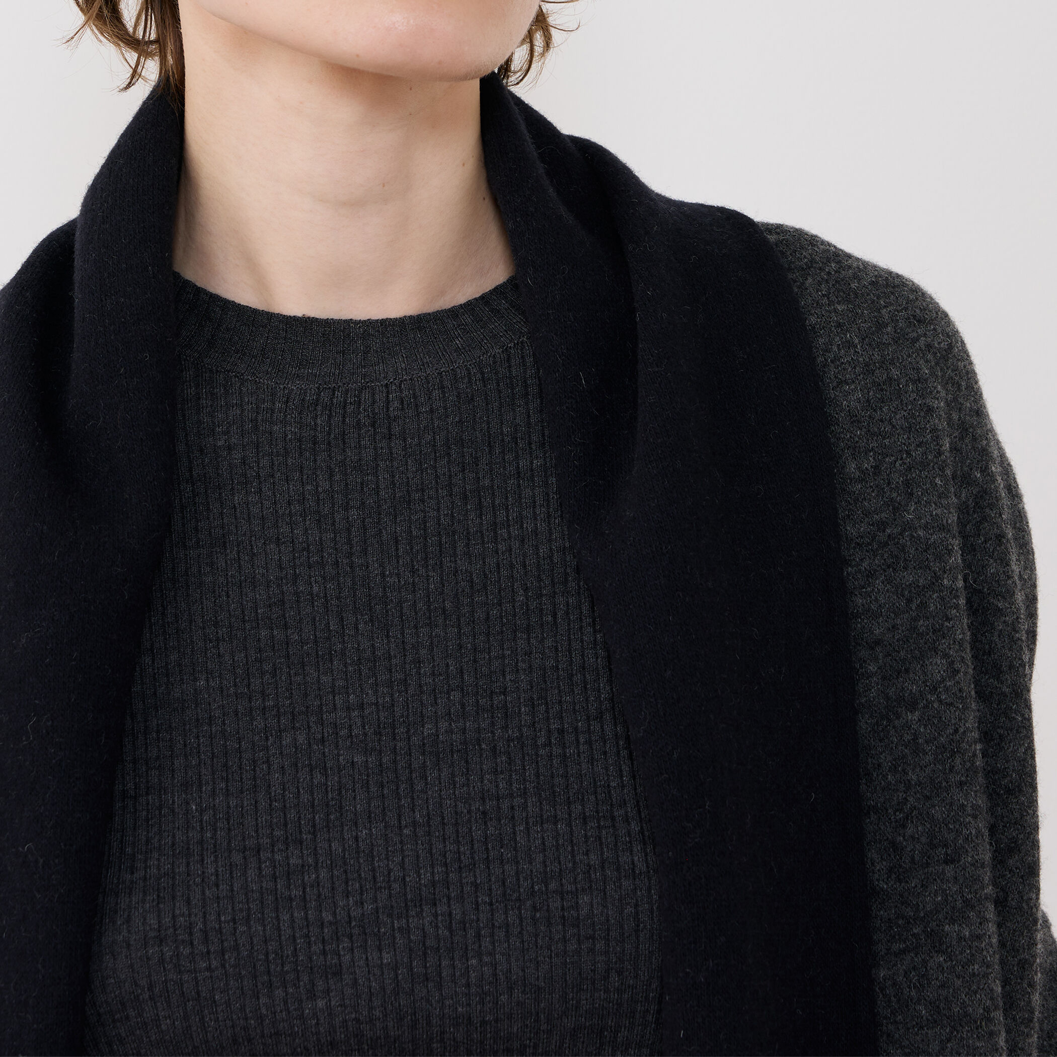 OUTIL ウティ 23AW ウールジャージーニットカーディガン ブラック OUTIL ウティ 23AW ウールジャージーニットカーディガン ブラック