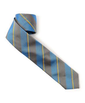 TOMORROWLAND シルク レジメンタルストライプナロータイ