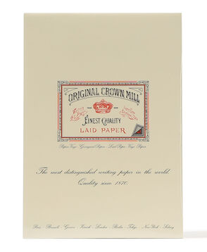 ORIGINAL CROWN MILL LAID PAPER A4ライティングペーパー