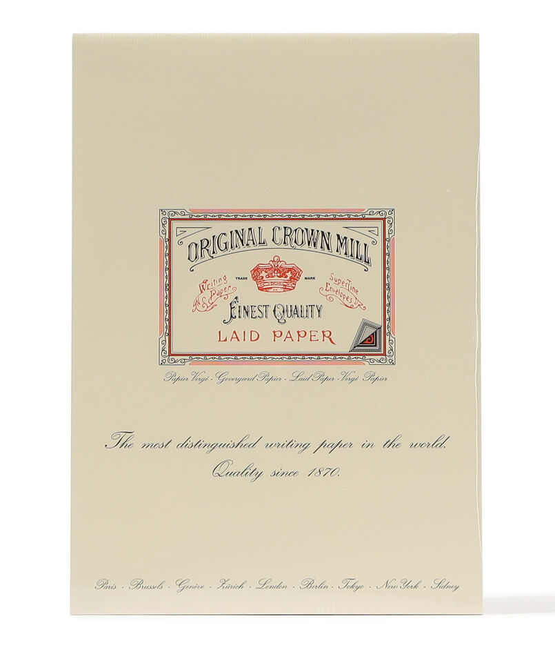 ORIGINAL CROWN MILL LAID PAPER A4 writing paper