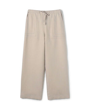 フレンチリネン イージーストレートパンツ