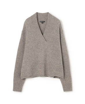 ライトウェイト テクスチャードカシミヤVネックニット WLTC3254