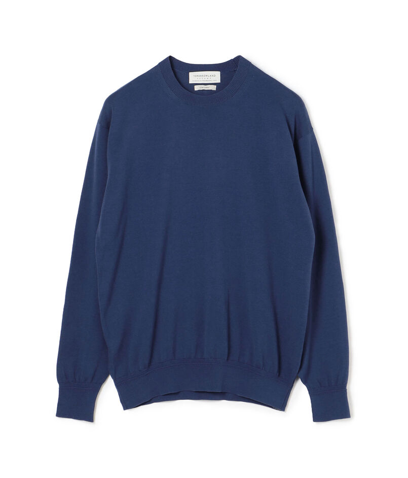 TOMORROWLAND tricot ギザコットン クルーネックプルオーバー