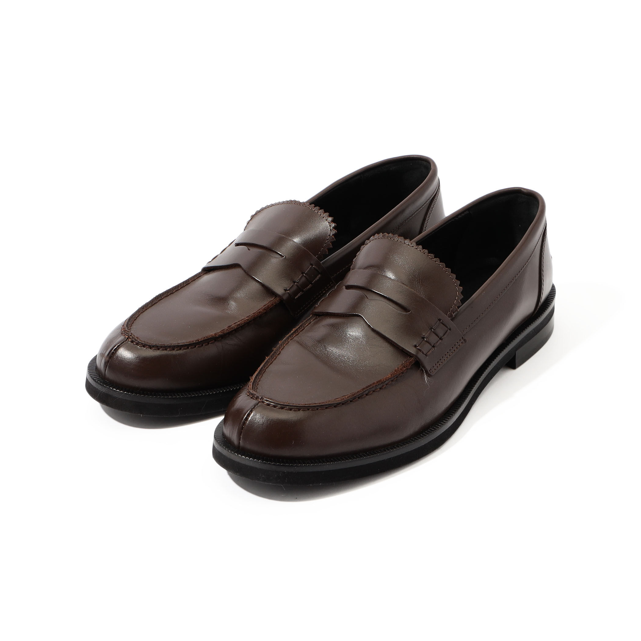 GALERIE VIE 23AW コンビローファー レザー×ポニー ブラウン GALERIE VIE 23AW コンビローファー レザー×ポニー ブラウン