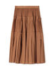 PLAN C PLEATED SKIRT