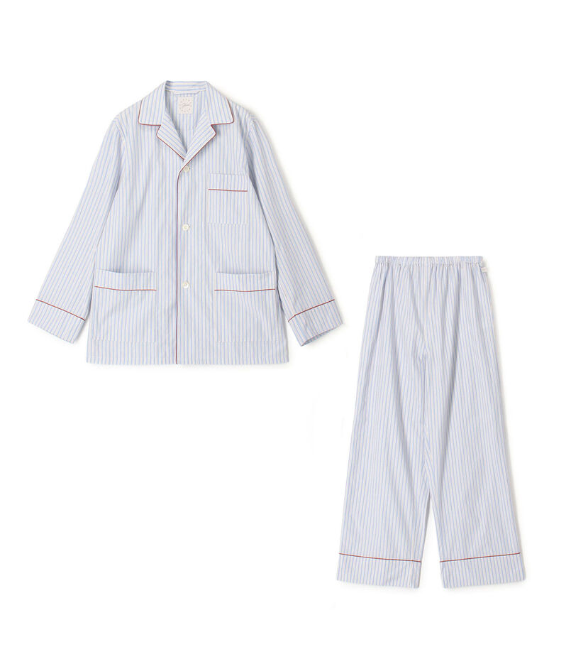 コットンブロードストライプ パジャマ（ウィメンズ）