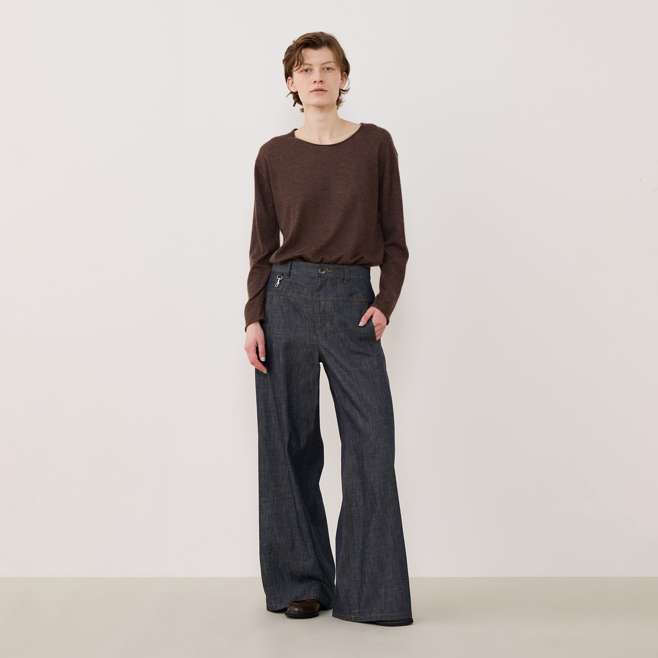 カシミヤシルク クルーネックプルオーバー｜トゥモローランド 公式通販