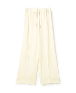 レーヨンサテン イージーストレートパンツ