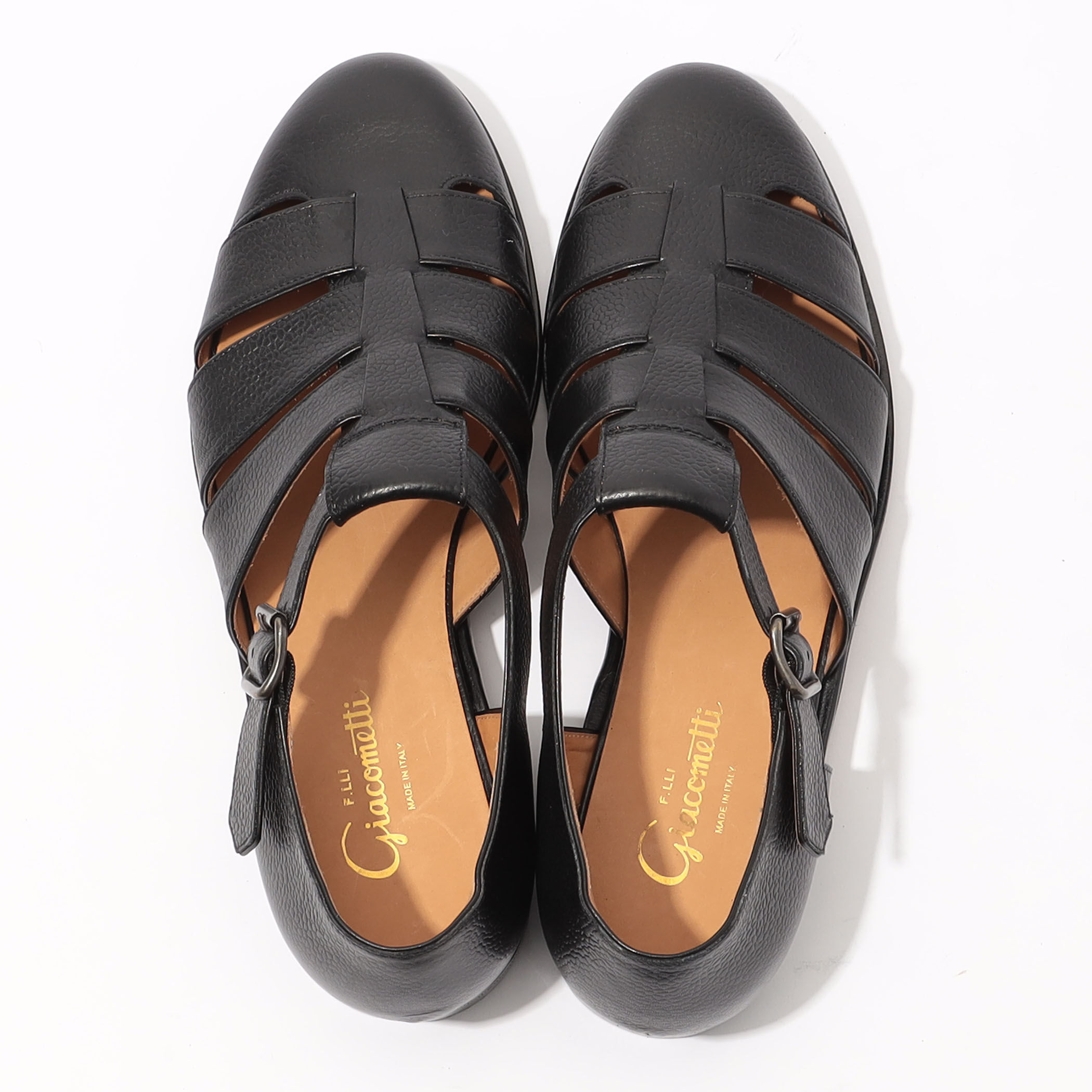 F.lli Giacometti グルカサンダル　42 F.LLIジャコメッティ SIZE 42【オーストリッチ/グルカサンダル