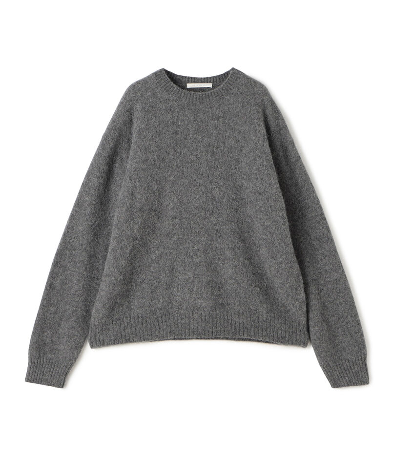 ベビーアルパカボイルド クルーネックプルオーバー