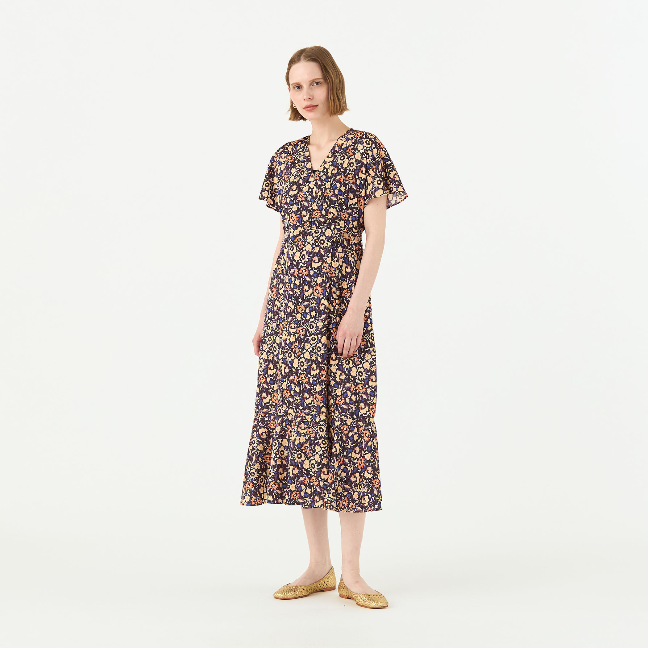 ballsey 花柄カシュクールワンピース BALLSEY（ボールジィ）の「プティフラワープリント カシュクール