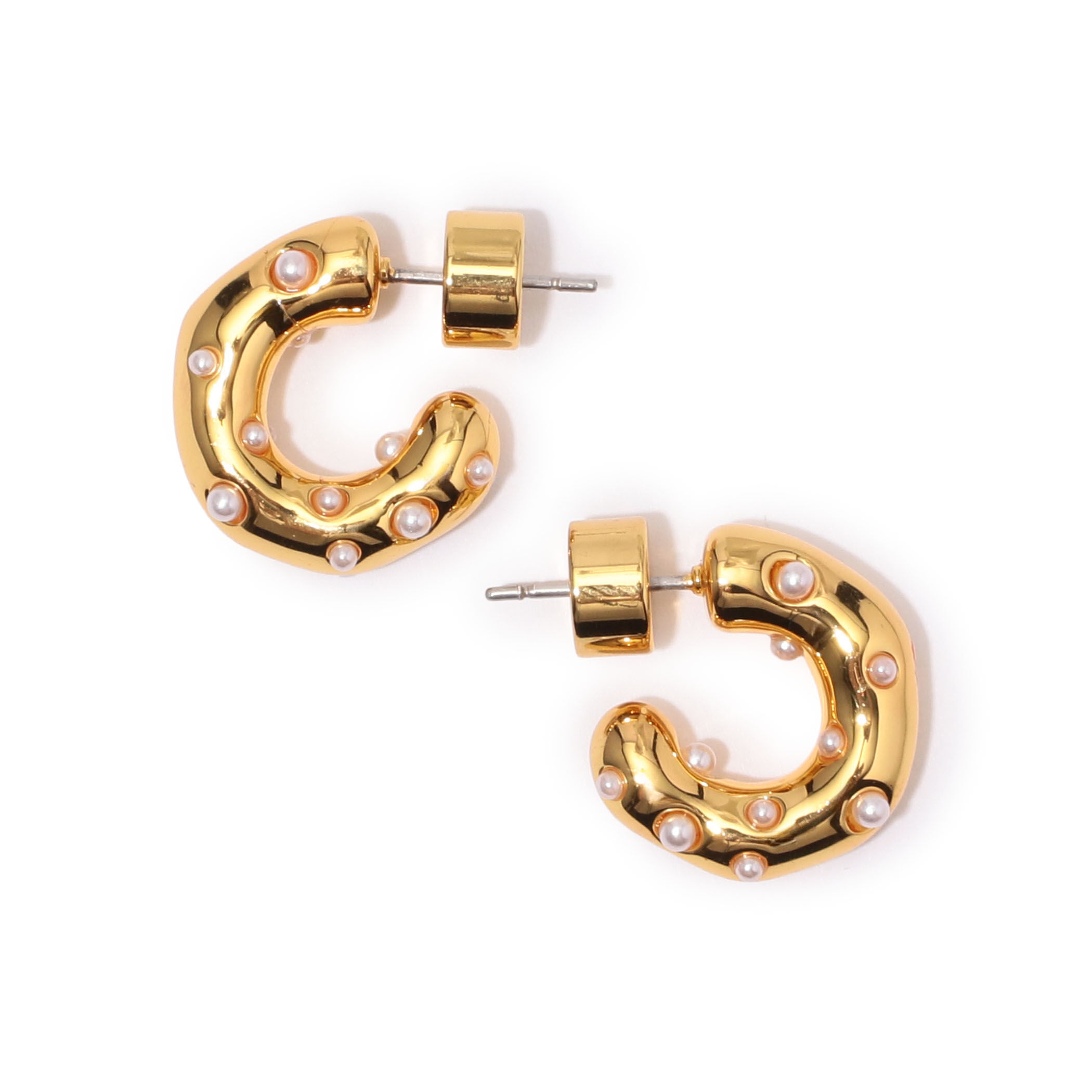 Kenneth Jay Lane gold/crystal ピアス｜トゥモローランド 公式サイト