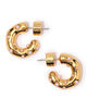 Kenneth Jay Lane gold/crystal ピアス