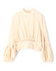 PHOTOCOPIEU OPEN BACK BLOUSE リネンシルク オープンバックブラウス