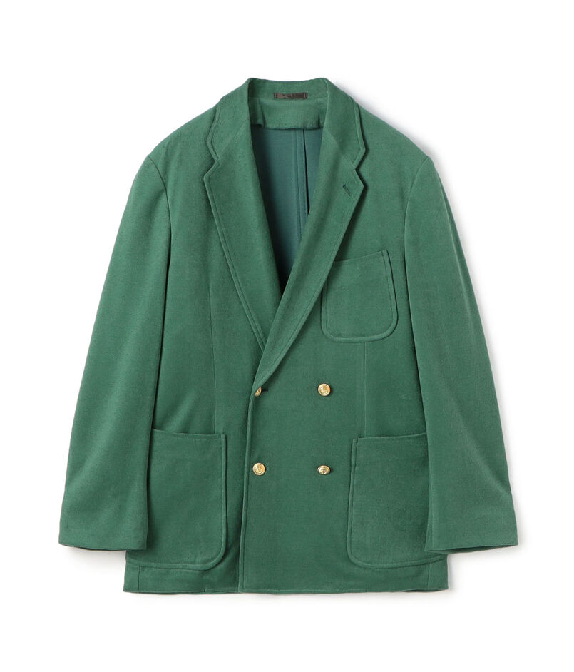 コットンウールナイロン パイル ダブルブレステッド4Bジャケット DONDY