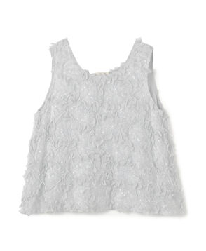 ブルームエンブロイダリー スリーブレスブラウス