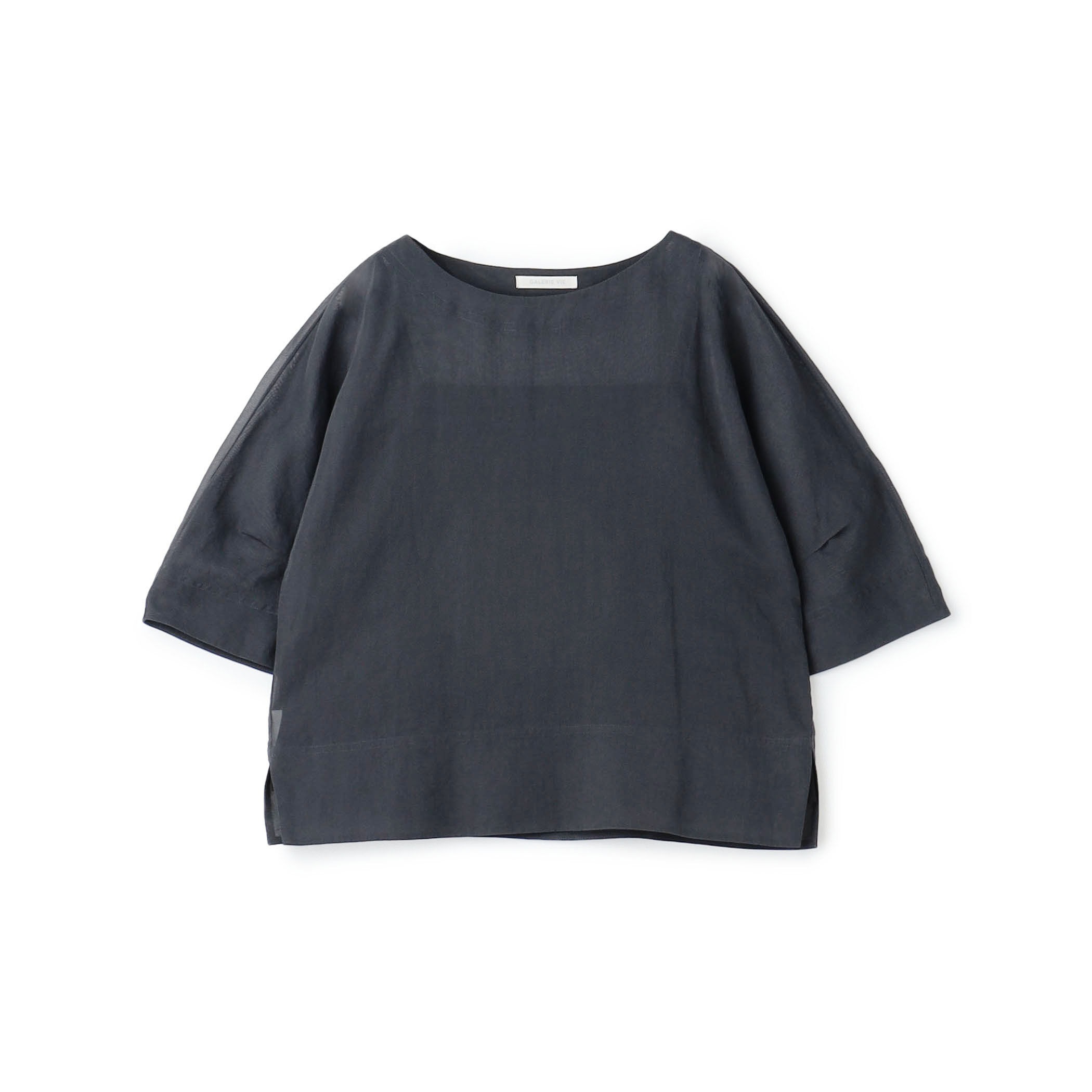 ギャルリーヴィーGALERIE VIE長袖シャツ ブルー ok.soon