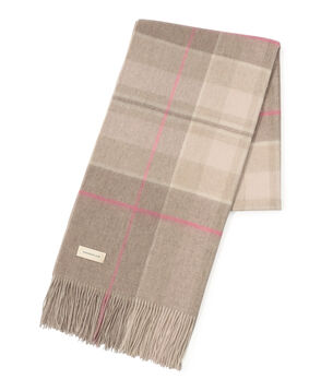 TOMORROWLAND カシミヤ ダブルフェイス チェックストール