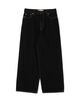 ブラックデニム バギーパンツ
