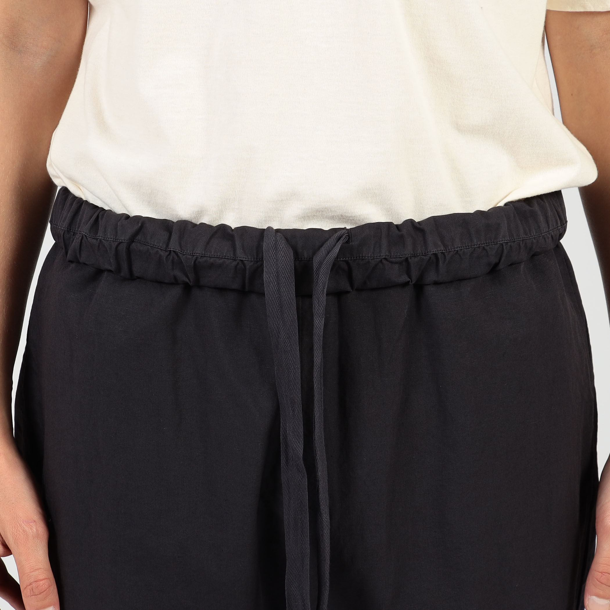 CASEY CASEY LONG CHASSE PANT コットンリネンイージーパンツ